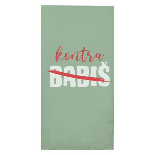 Nákrčník/bandana s potiskem Kontra Babiš
